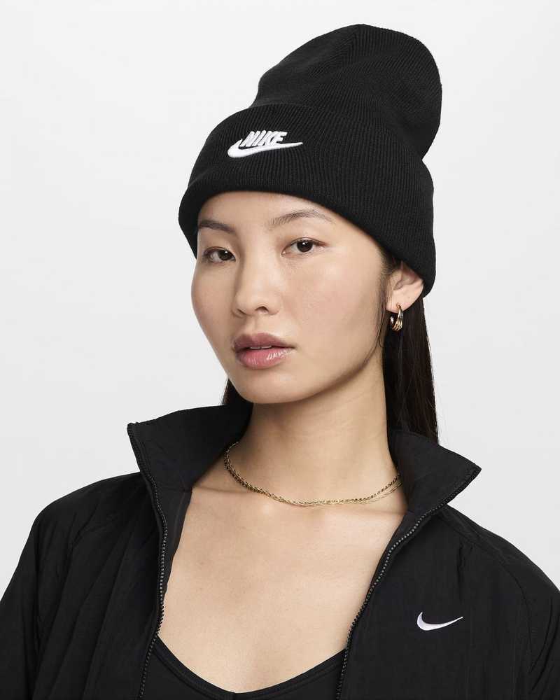 Nike Kepurė U Nk Peak Beanie Tc Fut F24 Juodas HF0186 010