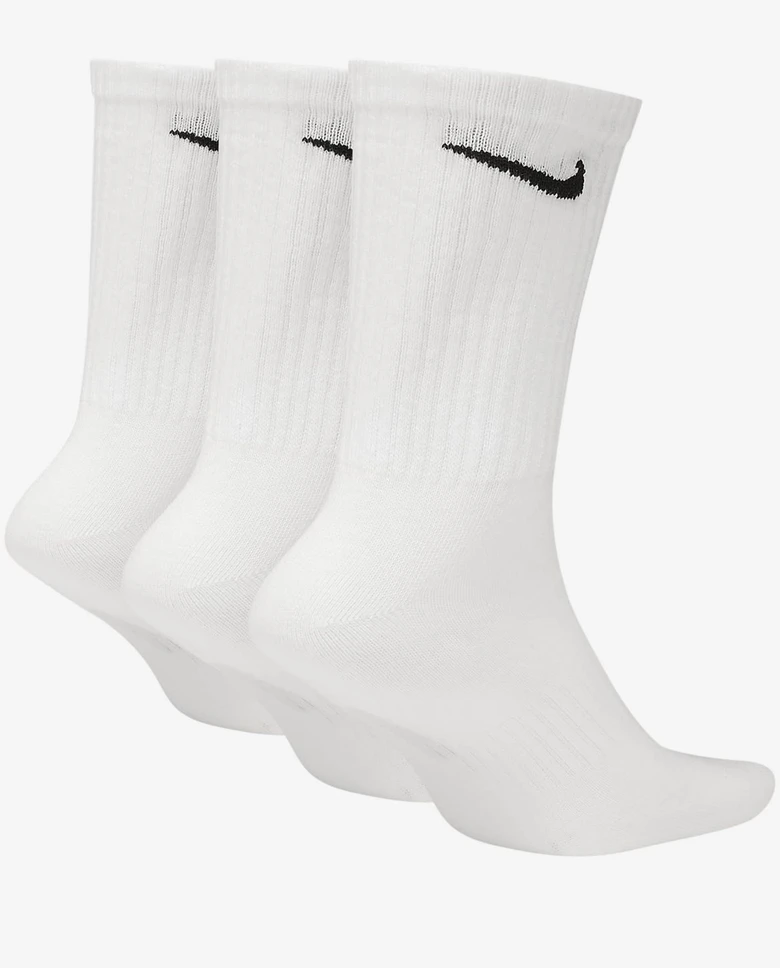 Nike Kojinės Everyday Ltwt Crew 3pr Baltas SX7676 100