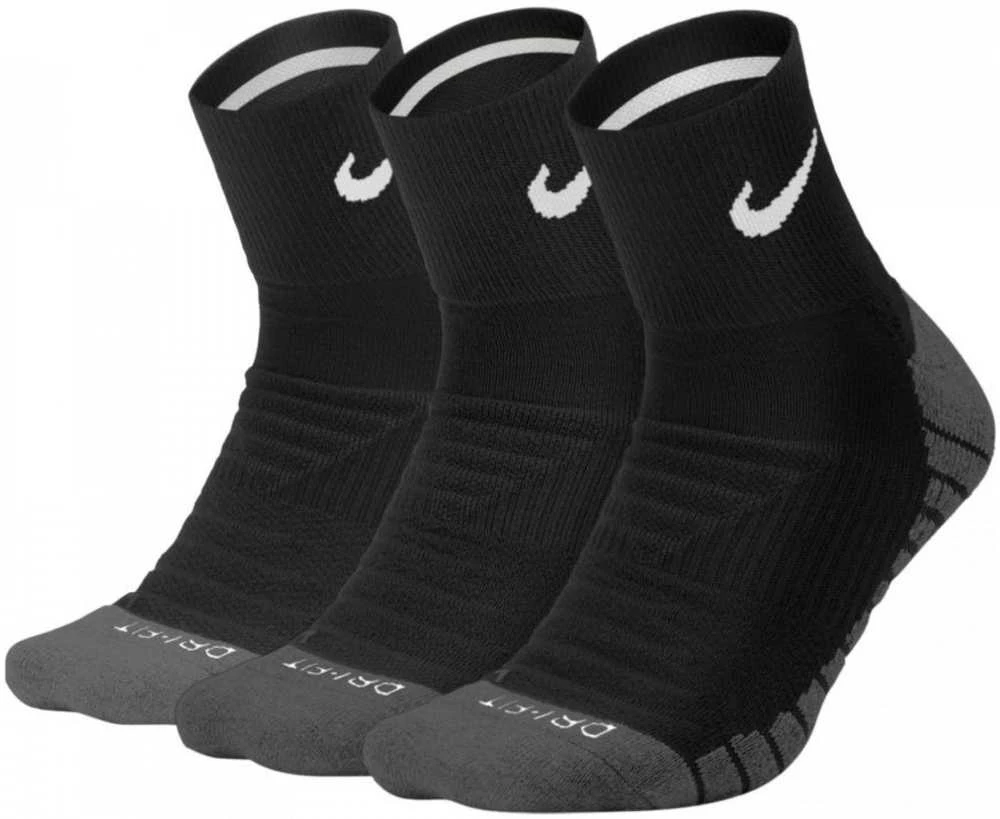Nike Kojinės Evry Max Cush Ankle 3PR Juodas SX5549 010