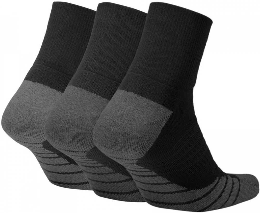 Nike Kojinės Evry Max Cush Ankle 3PR Juodas SX5549 010