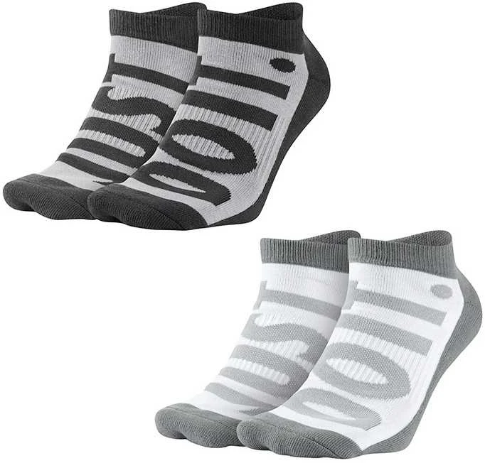 Nike Kojinės Nsw Mens 2 Ppk No Show Pilkas Baltas
