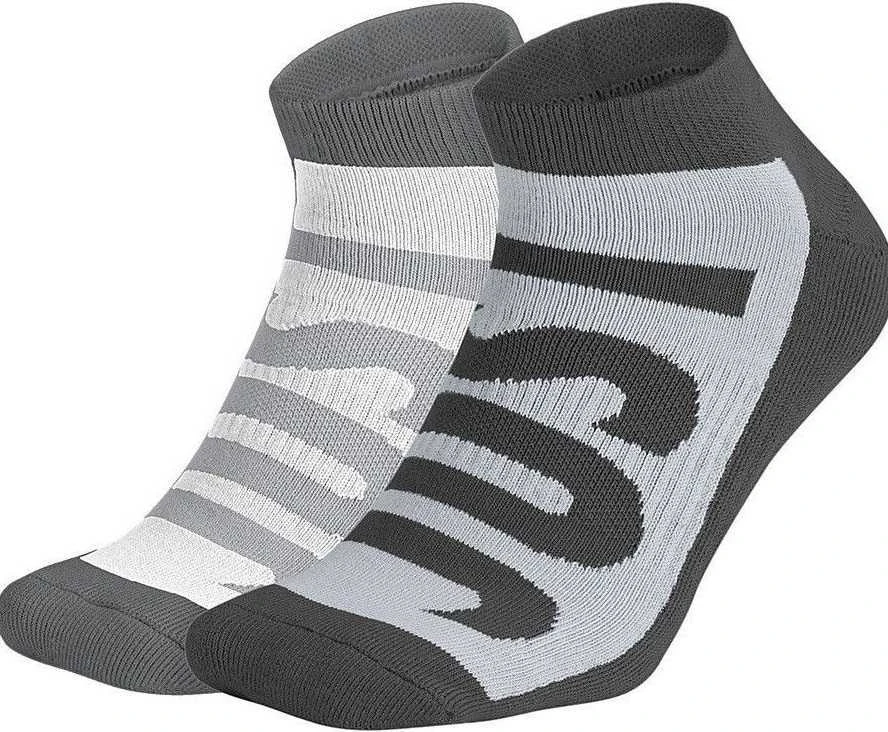 Nike Kojinės Nsw Mens 2 Ppk No Show Pilkas Baltas