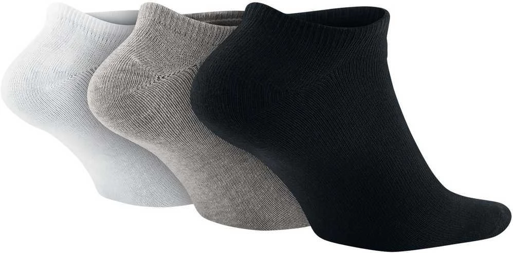 Nike Kojinės U NK Cush NS 3PR-Value Juodas Baltas Pilkas