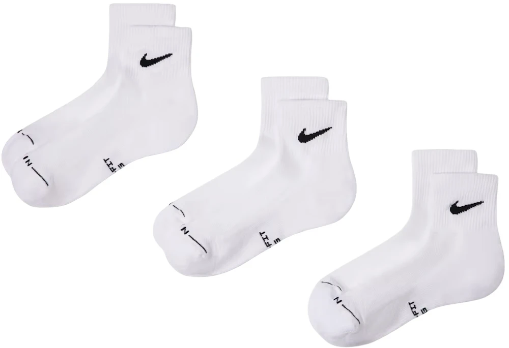 Nike Kojinės U Nk Ed Elvd Ank 3P-144 Baltas HQ8030 901