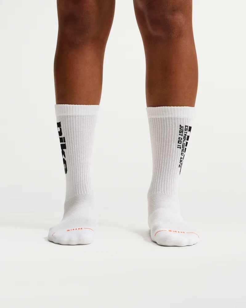 Nike Kojinės U Nk Ed Elvd Crw 2P Mgfx-144 Baltas IH8525 901