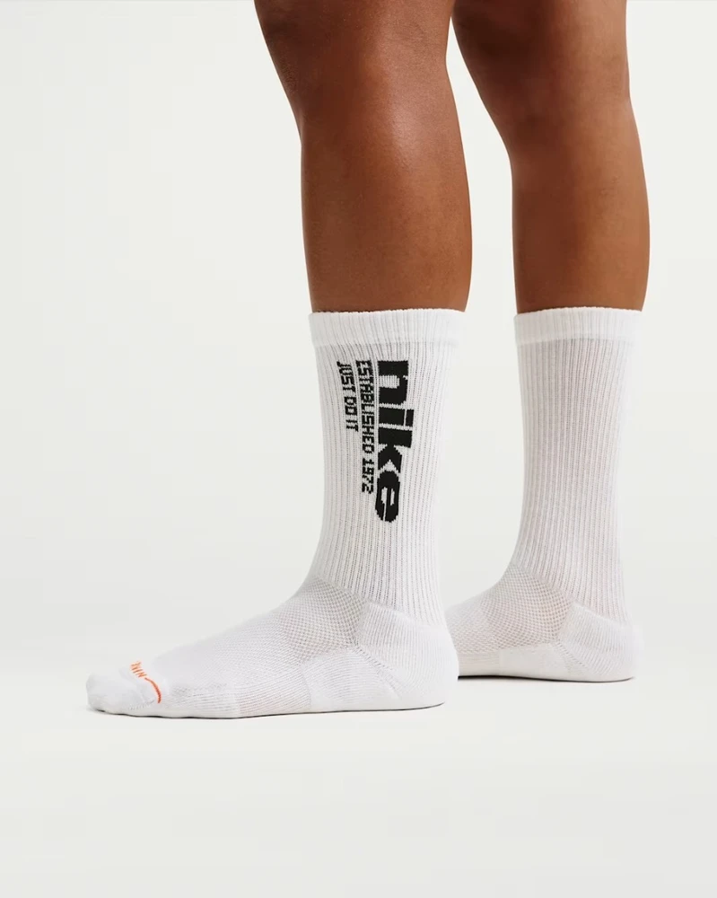 Nike Kojinės U Nk Ed Elvd Crw 2P Mgfx-144 Baltas IH8525 901