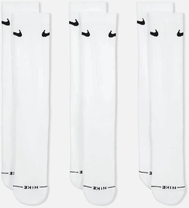 Nike Kojinės U Nk Ed Elvd Crw 3P-144 Baltas HQ4335 901