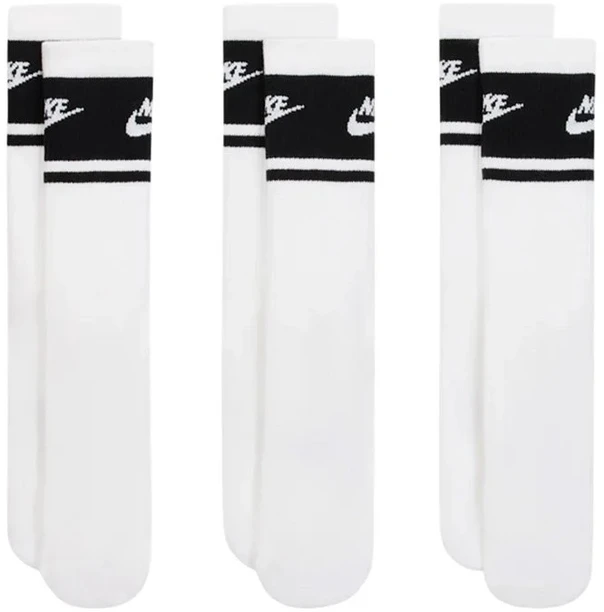 Nike Kojinės U Nk Ed Elvd Crw 3P Fta St-144 Baltas IM7949 901