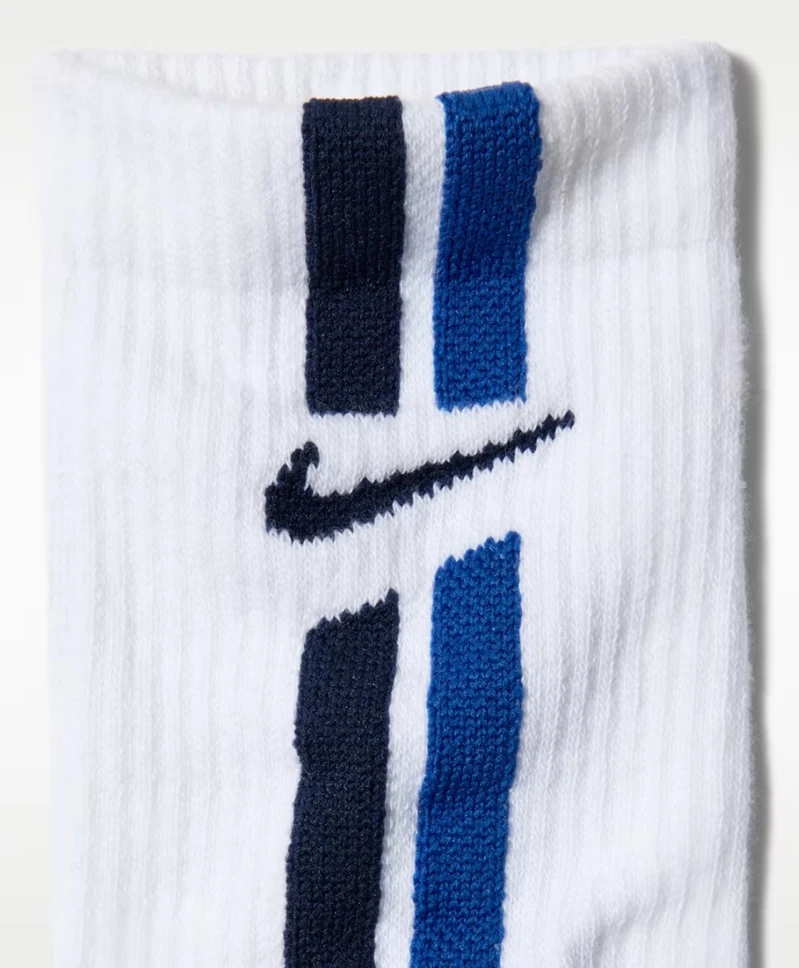 Nike Kojinės U Nk Ed Elvd Crw 3P Fta Stripe-144 Baltas IH8532 901