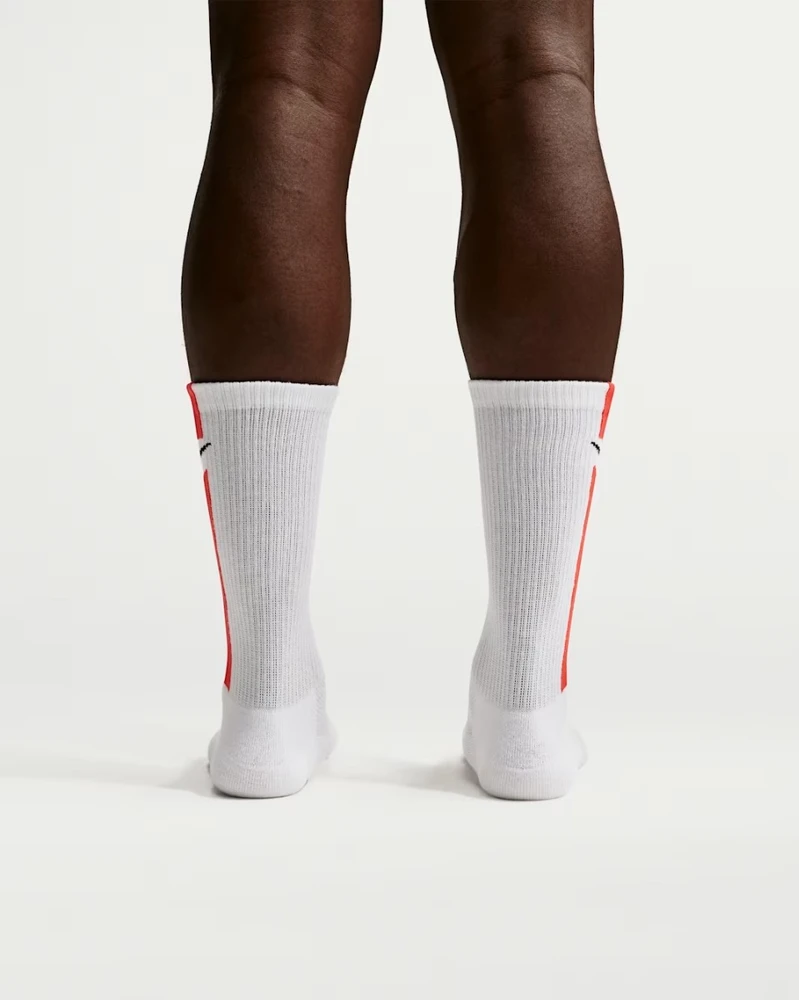 Nike Kojinės U Nk Ed Elvd Crw 3P Fta Stripe-144 Baltas IH8532 900