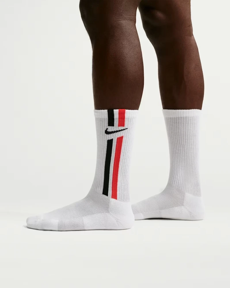 Nike Kojinės U Nk Ed Elvd Crw 3P Fta Stripe-144 Baltas IH8532 900