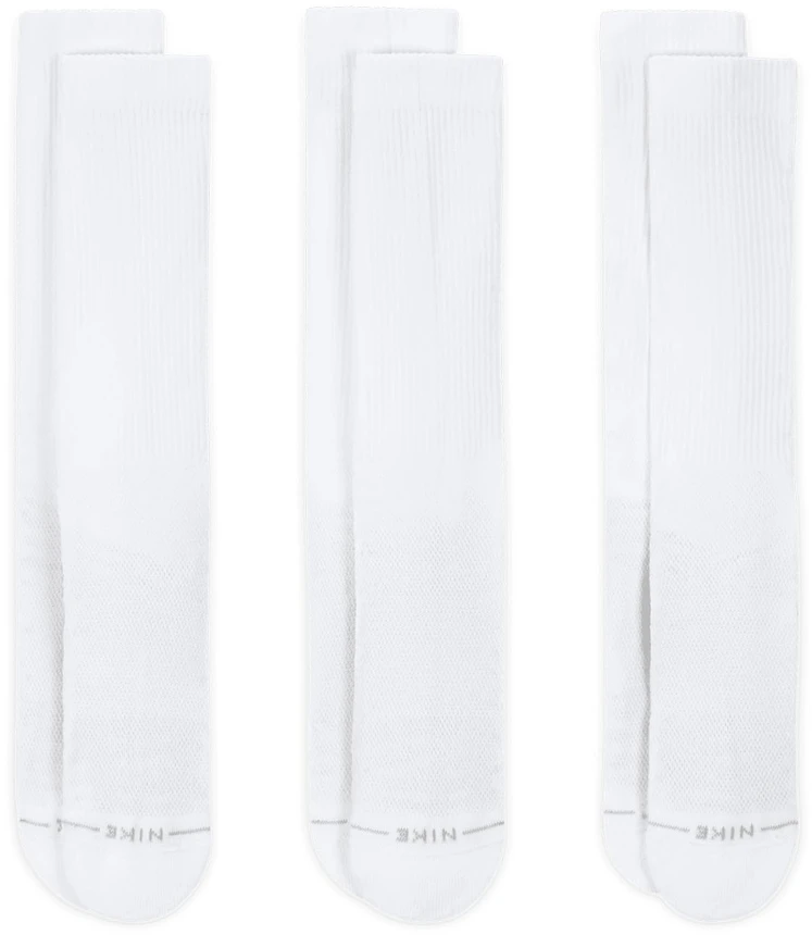 Nike Kojinės U Nk Ed Elvd Sport Crw 3P-144 Baltas IH8535 901