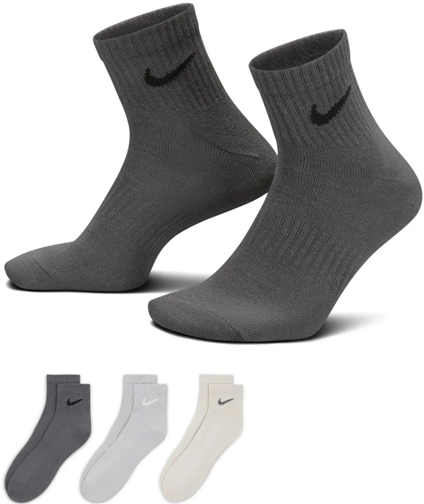 Nike Kojinės U Nk Ed Ltwt Ankle 3P 132 Multicolor SX7677 991