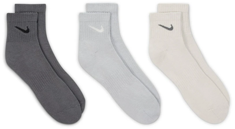 Nike Kojinės U Nk Ed Ltwt Ankle 3P 132 Multicolor SX7677 991