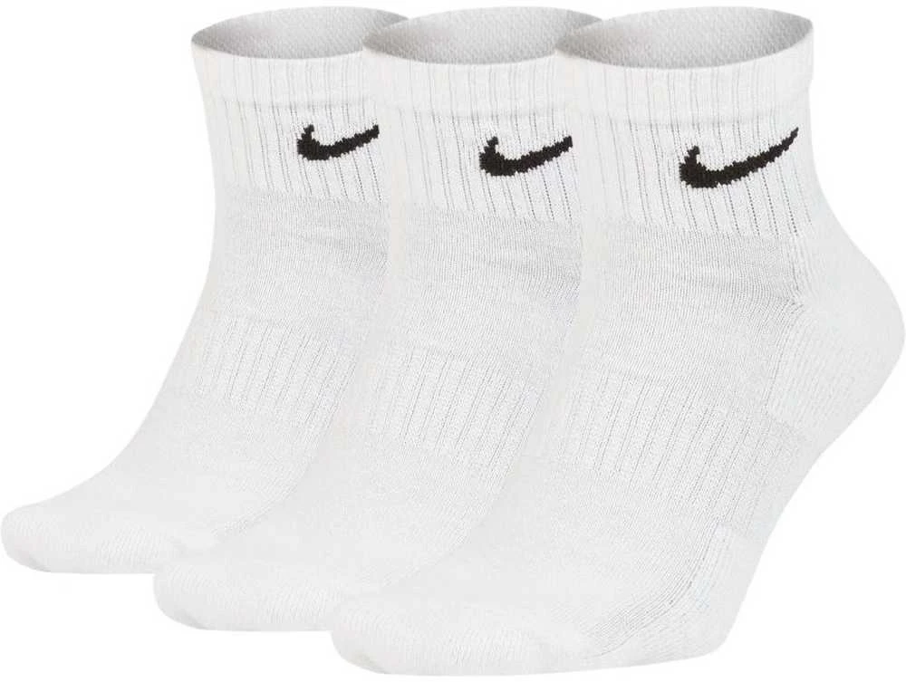 Nike Kojinės U NK Everyday Cush Ankle 3PR Baltas SX7667 100