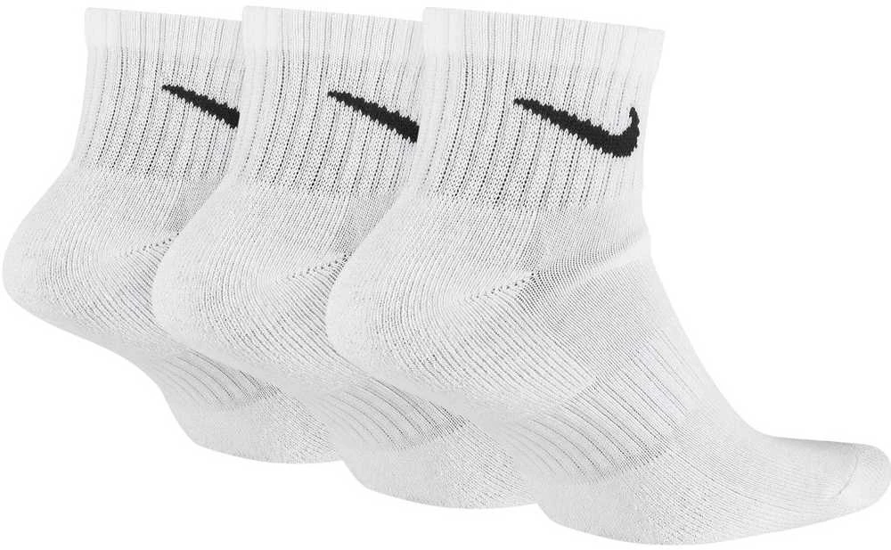 Nike Kojinės U NK Everyday Cush Ankle 3PR Baltas SX7667 100