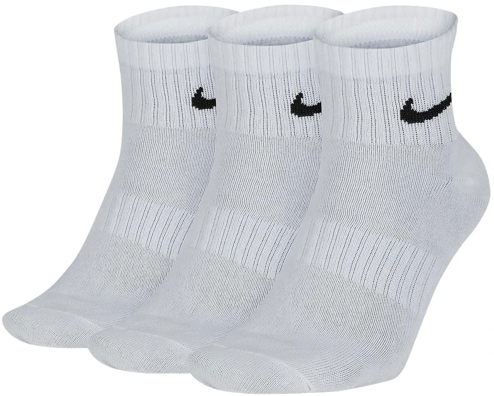 Nike Kojinės U NK Everyday Ltwt Ankle 3PR Baltas