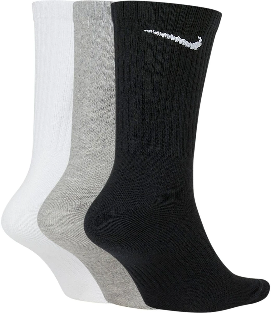 Nike Kojinės U NK Everyday Ltwt Crew 3PR Baltas Pilkas Juodas SX7676 964