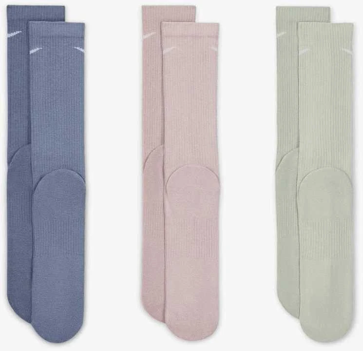Nike Kojinės U Nk Everyday Plus Cush Crew Mėlyna Žalias Lilac SX6888 933