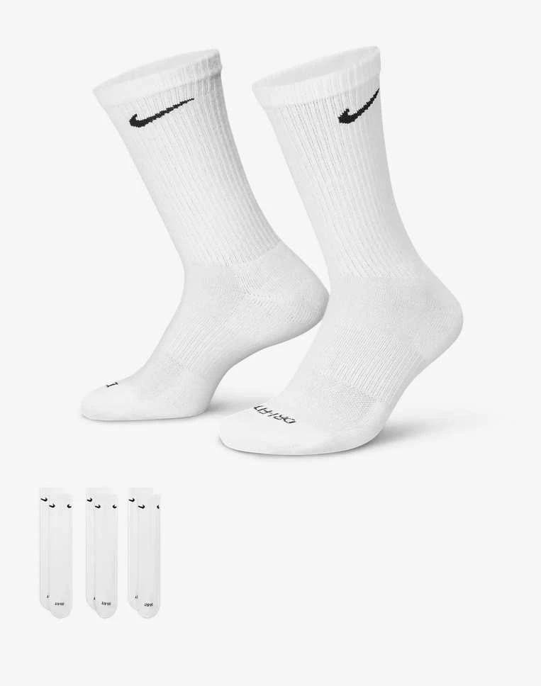 Nike Kojinės U Nk Everyday Plus Cush Crew Baltas SX6888 100
