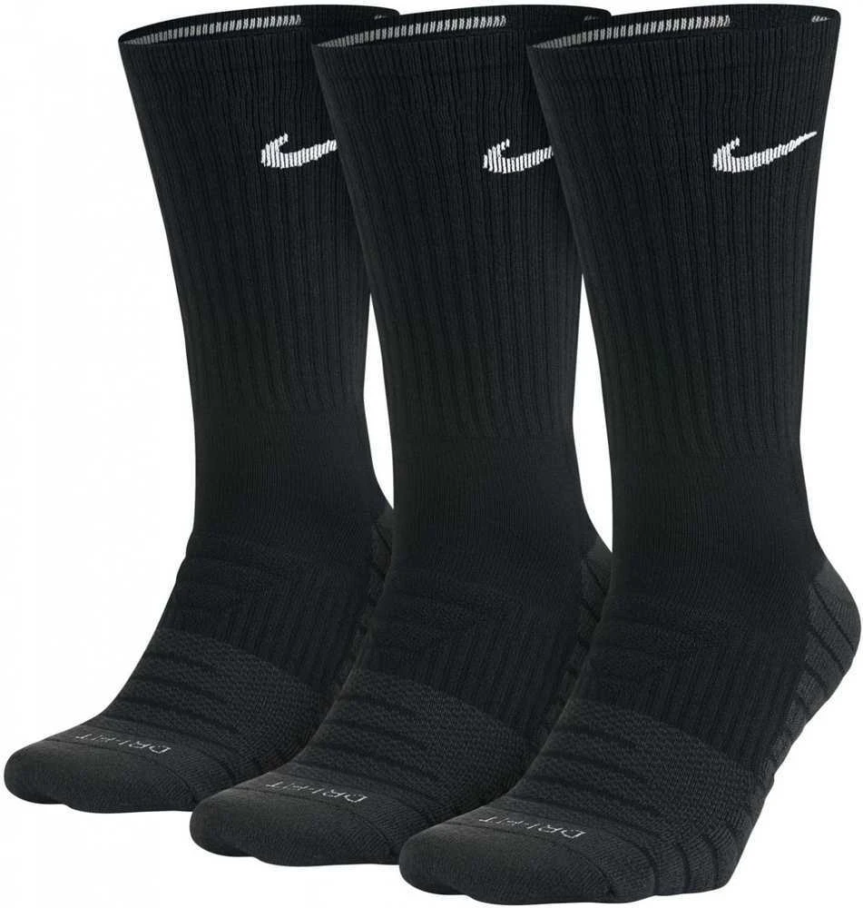 Nike Kojinės U NK Evry Max Cush Crew 3pr Juodas SX5547 010