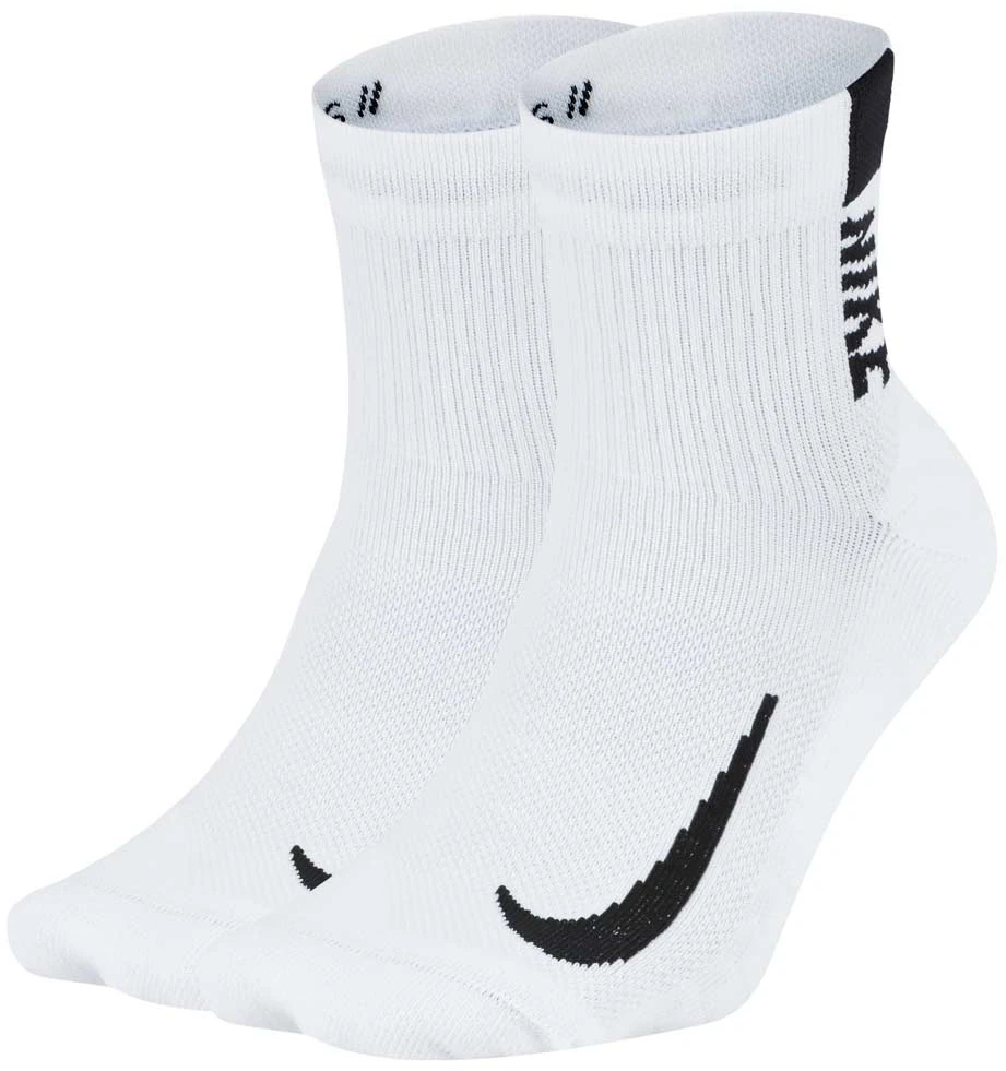 Nike Kojinės U NK Mltplier Ankle 2PR Baltas SX7556 100