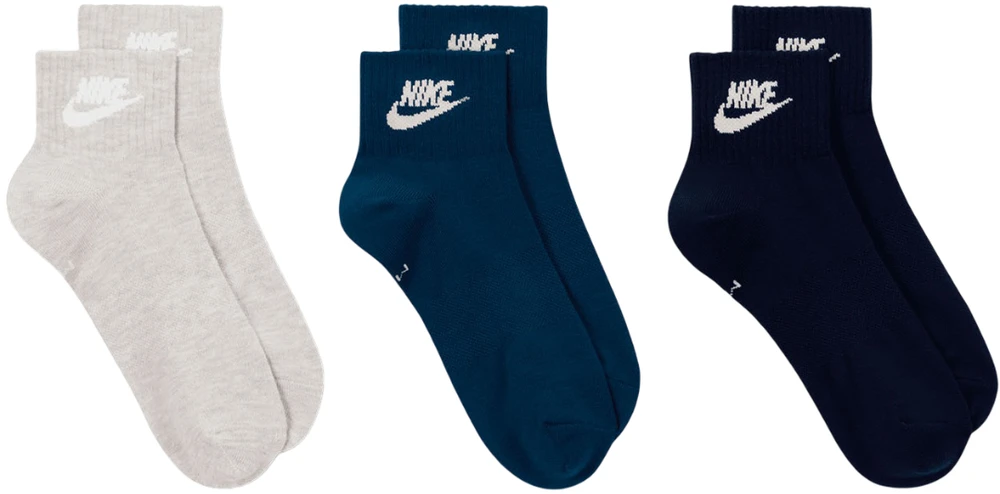 Nike Kojinės U Nk Nsw Everyday Essential Juodas Mėlyna Pilkas DX5074 912