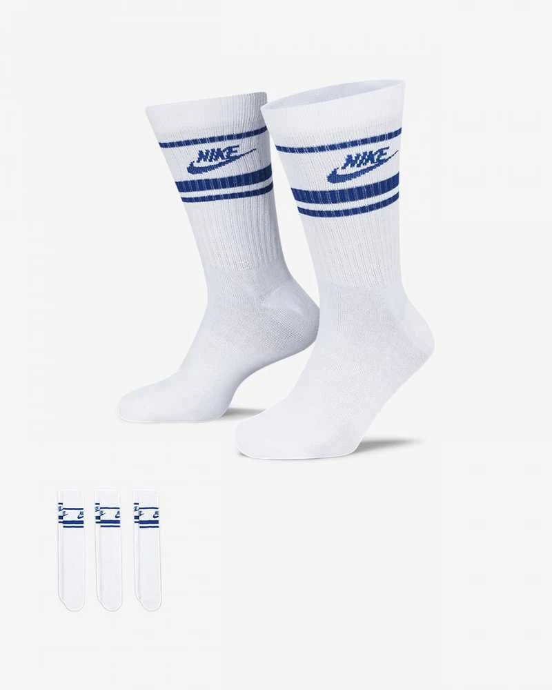 Nike Kojinės U Nk Nsw Everyday Essential Baltas Mėlyna DX5089 105