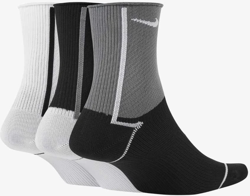 Nike Kojinės U Nk Nsw Everyday Plus Juodas Baltas Pilkas CK6021 904