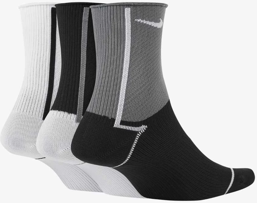 Nike Kojinės U Nk Nsw Everyday Plus Juodas Baltas Pilkas CK6021 904