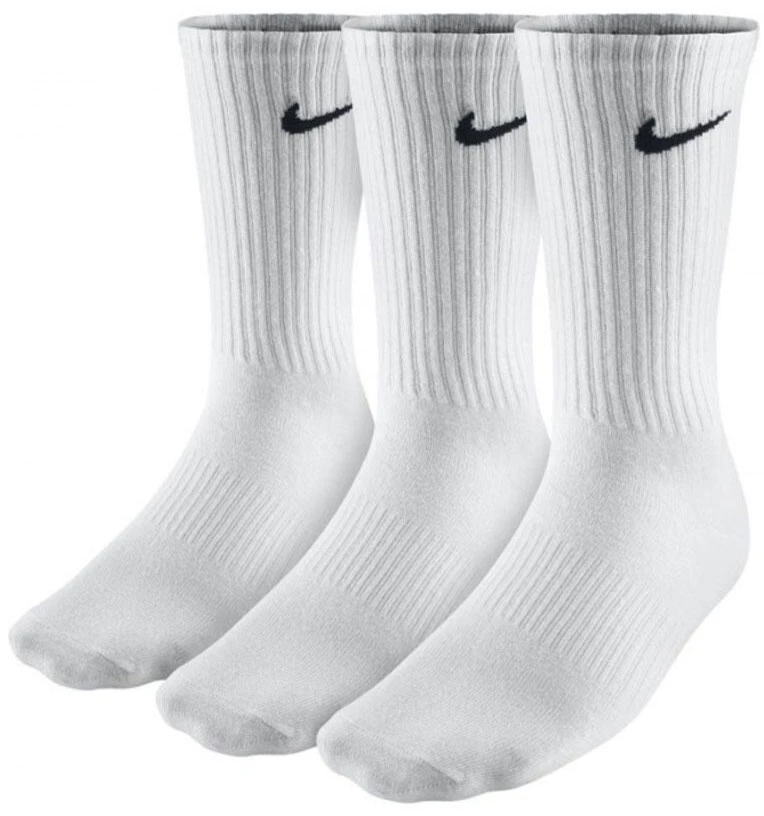Nike Kojinės U NK Perf Ltwt Crew 3PR Baltas SX4704 101