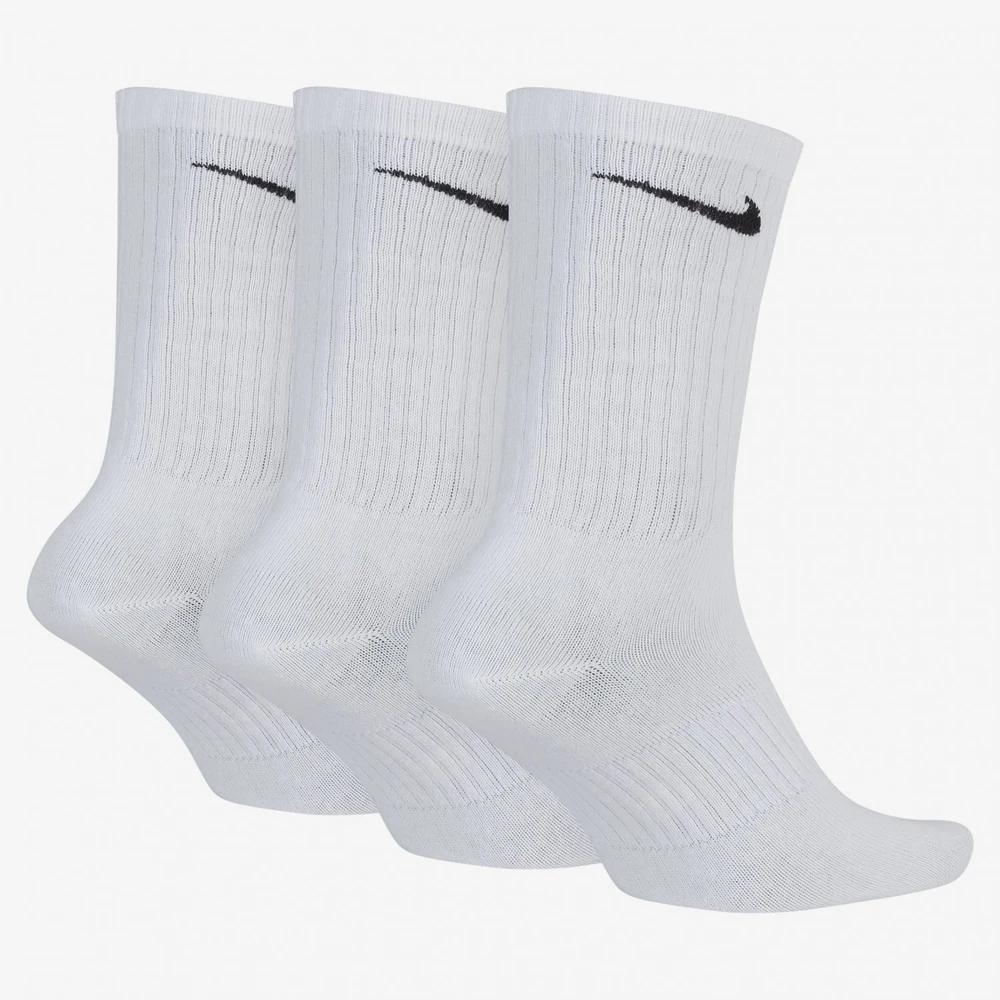 Nike Kojinės U NK Perf Ltwt Crew 3PR Baltas SX4704 101