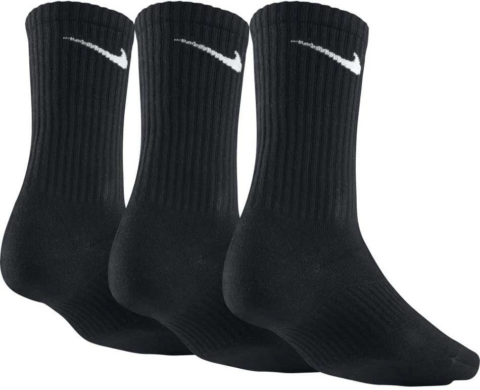 Nike Kojinės U NK Perf Ltwt Crew 3PR Juodas SX4704 001