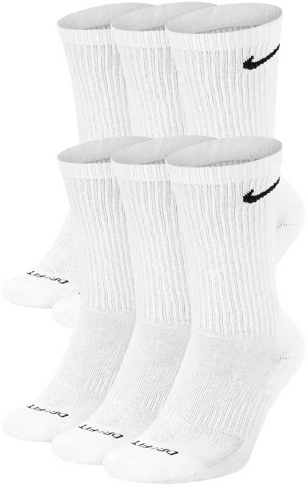 Nike Kojinės Unisex U Nk Ed Pls Csh Crw 6PrWhite SX6897 100
