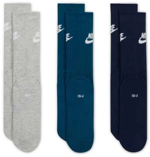 Nike Kojinės Unisex U Nk Nsw Everyday Essential Pilkas Dark Mėlyna DX5025 912