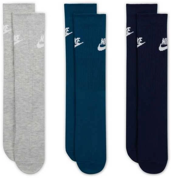 Nike Kojinės Unisex U Nk Nsw Everyday Essential Pilkas Dark Mėlyna DX5025 912