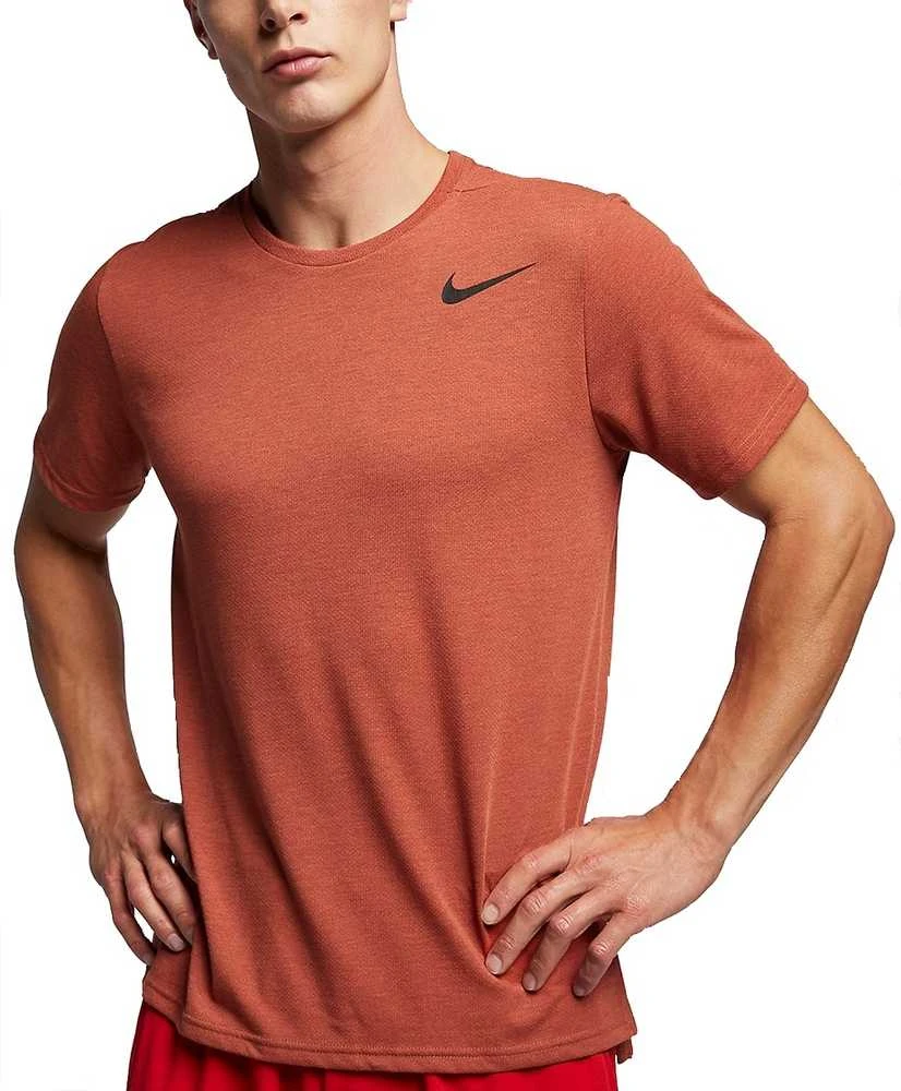 Nike Marškinėliai M Nk Brt Top SS Hpr Dry Oranžinis