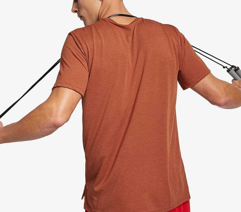 Nike Marškinėliai M Nk Brt Top SS Hpr Dry Oranžinis
