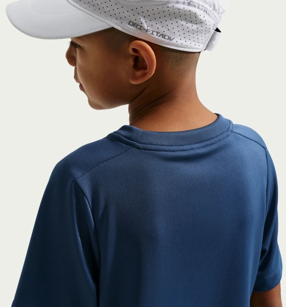 Nike Marškinėliai Paaugliams B Nk Df Multi Ss Top Hbr Mėlyna IF2430 461