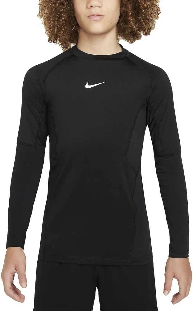 Nike Marškinėliai Paaugliams B Np Df Ls Top 24 Juodas FJ6822 010