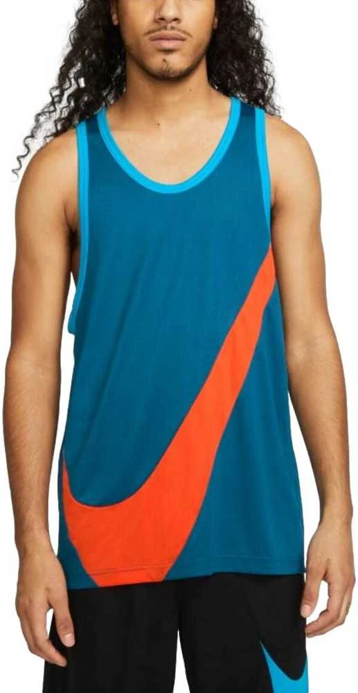 Nike Marškinėliai Vyrams M NK Df Crossover Jersey Mėlyna DH7132 404