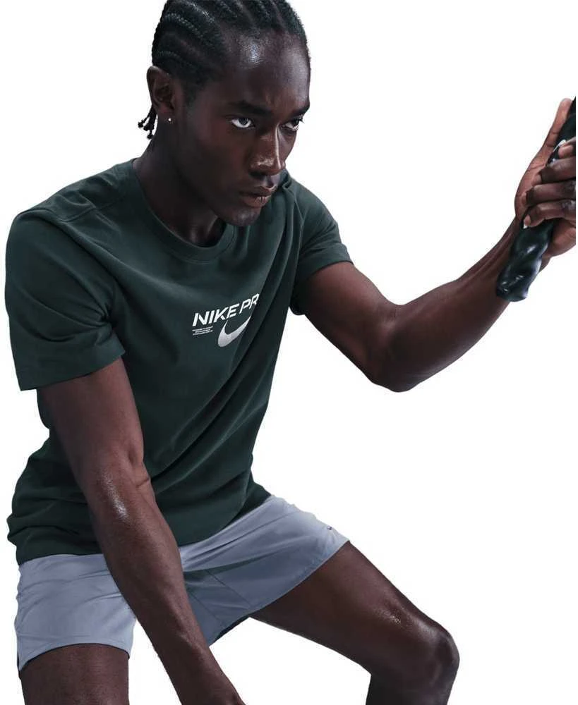 Nike Marškinėliai Vyrams M Nk Df Tee Nike Pro Training Žalias HV4131 390