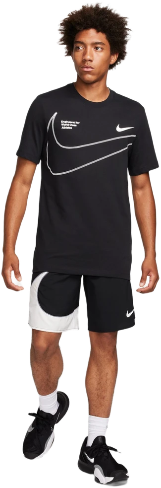 Nike Marškinėliai Vyrams M Nk Df Tee Q5 Juodas FN0843 010