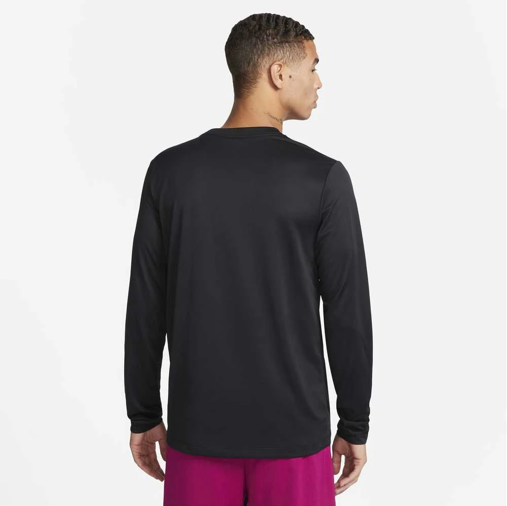 Nike Marškinėliai Vyrams M Nk Df Tee Rlgd Ls Reset Juodas DX0993 010