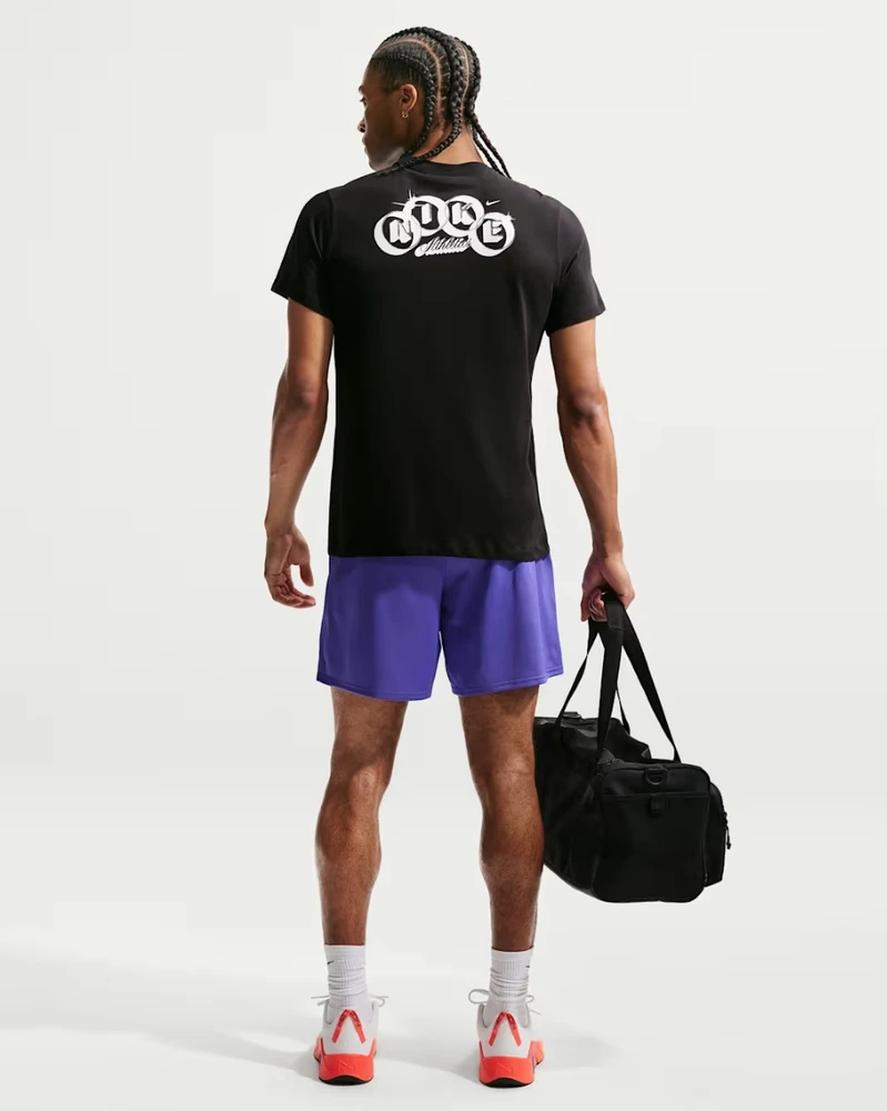 Nike Marškinėliai Vyrams M Nk Df Tee Std Hbr Su26 Juodas IH1969 010