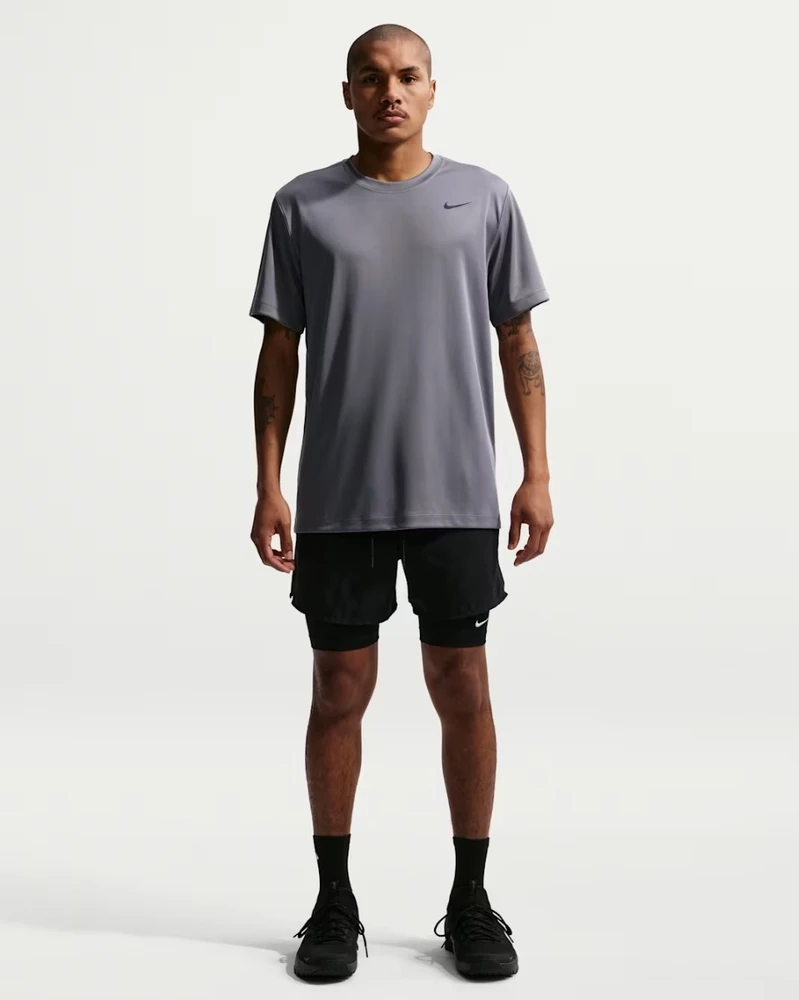 Nike Marškinėliai Vyrams M Nk Df Tee Std Flex Pilkas IO1425 084