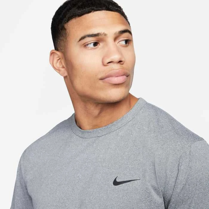 Nike Marškinėliai Vyrams M Nk Df Uv Hyverse Ss Pilkas DV9839 097
