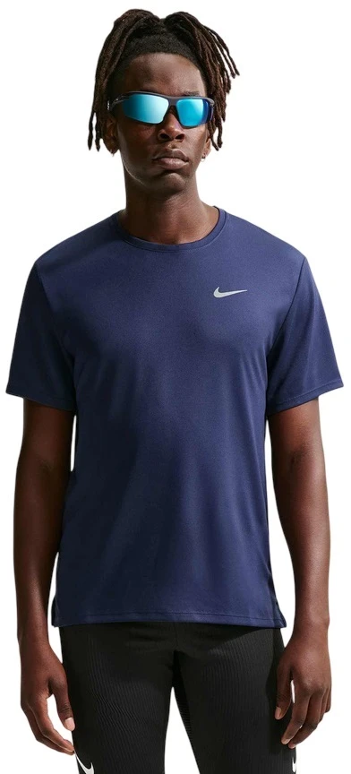 Nike Marškinėliai Vyrams M Nk Df Uv Miler Ss Mėlyna DV9315 410