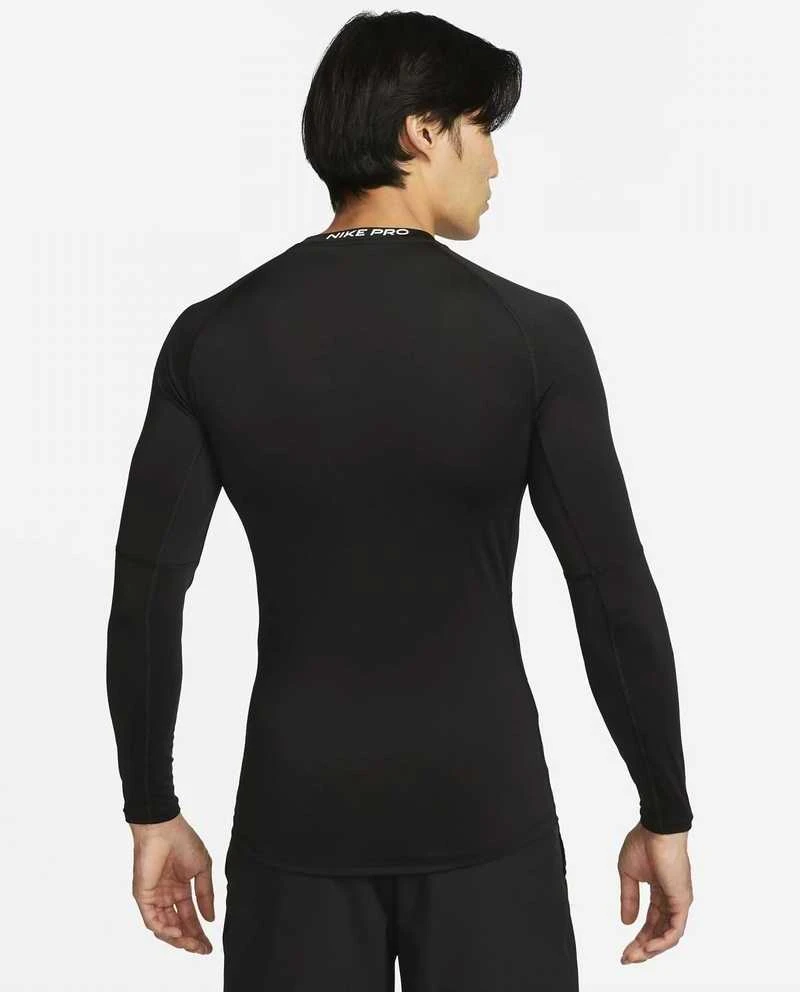 Nike Marškinėliai Vyrams M Np Df Tight Top Ls Juodas FB7919 010