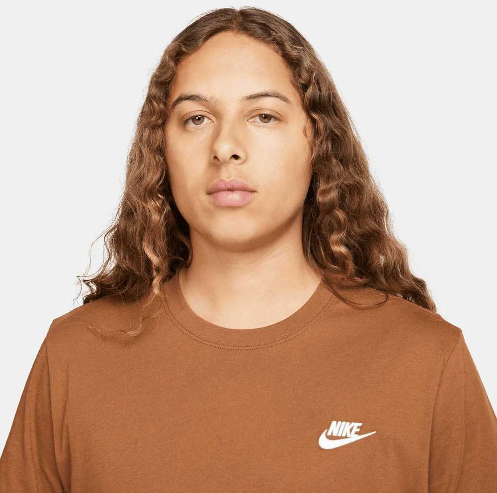 Nike Marškinėliai Vyrams M Nsw Club Tee Brown AR4997 281